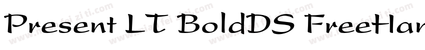 Present LT BoldDS FreeHand Bold字体转换